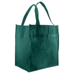 Dark Green - Reusable Econo Grocery Tote - 12 x 8 x 13"(18 in. Handle)