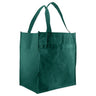 Dark Green - Reusable Econo Grocery Tote - 12 x 8 x 13"(18 in. Handle)