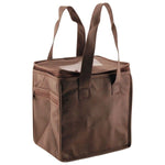 Chocolate - Reusable Thermo Lunch Tote - 8 x 6 x 8-1/2" (16in. Handle)