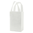 Frosted Clear - Soft Loop Handle Shopping Bag - Cardboard Bottom