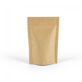 Natural Kraft - Stand Up Zipper Pouch - 4-5/8 x 2 x 7-1/8"