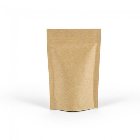 Natural Kraft - Stand Up Zipper Pouch - 4-5/8 x 2 x 7-1/8"