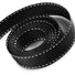 Black - Saddle Stitch Ribbon - 3/8" x 50 Yards