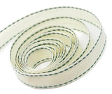 Jade - Saddle Stitch Tape Ribbon - 5/8" x 50 Yards