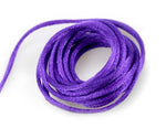 Purple - Satin Cord - 100 Yards