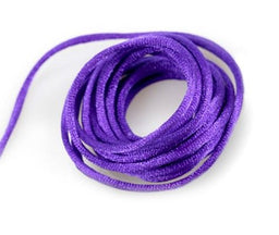 Purple - Satin Cord - 100 Yards