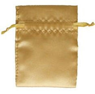 Gold - Satin Bag - 3 x 4"