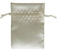 Ivory - Satin Bag - 3 x 4"