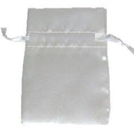 White - Satin Bag - 3 x 4"