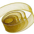 Old Gold / Gold Edge - Classic Chiffon Ribbon (Wired Edge) - 7/8" x 25 Yards