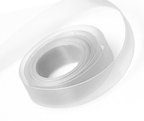 Shell Gray - Sheer Chiffon Ribbon - 7/8" x 100 Yards