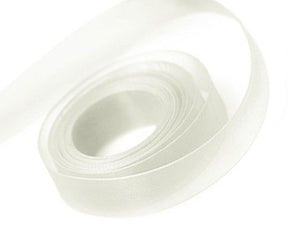 Antique White - Sheer Chiffon Ribbon - 1/4" x 100 Yards