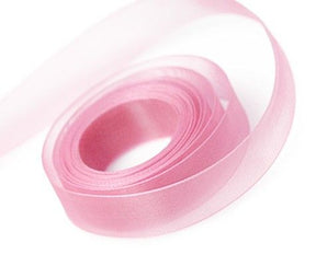 Dusty Rose - Sheer Chiffon Ribbon - 1/4" x 100 Yards