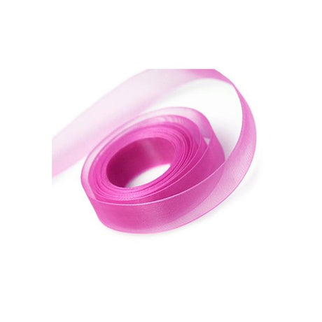 Shocking Pink - Sheer Chiffon Ribbon - 1/4" x 100 Yards