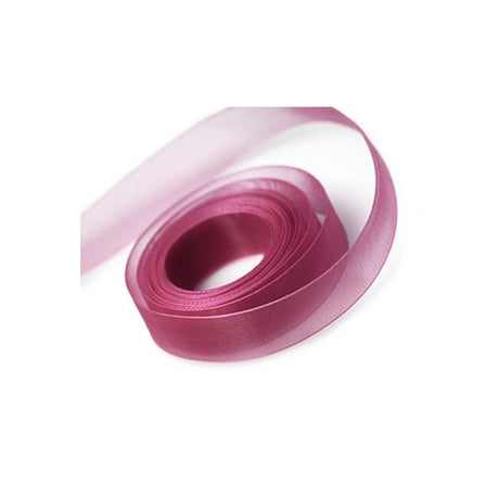 Wine - Sheer Chiffon Ribbon - 7/8" x 100 Yards