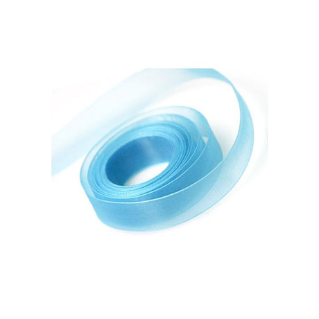 Turquoise - Sheer Chiffon Ribbon - 7/8" x 100 Yards