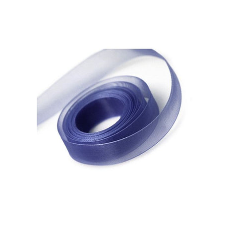 Navy - Sheer Chiffon Ribbon - 3/8" x 100 Yards