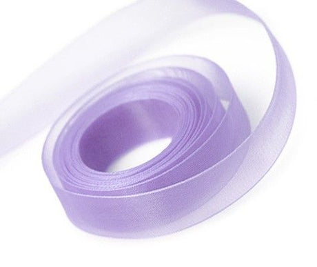 Purple Heather - Sheer Chiffon Ribbon - 3/8" x 100 Yards
