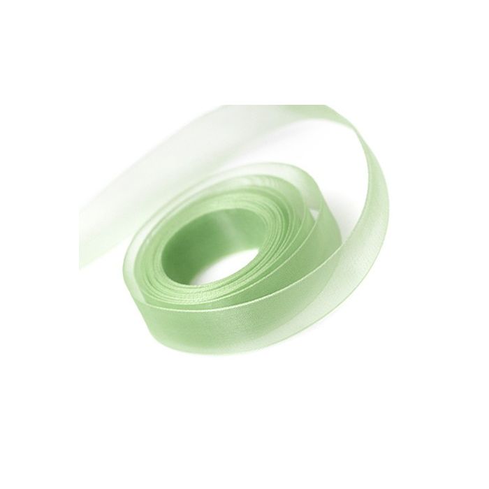 Spring Moss - Sheer Chiffon Ribbon - 3/8" x 100 Yards