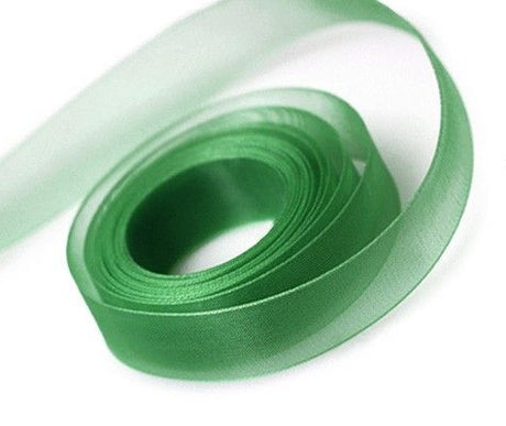 Forest - Sheer Chiffon Ribbon - 7/8" x 100 Yards