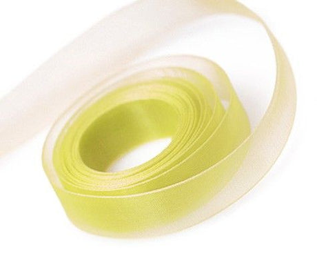 Baby Maize - Sheer Chiffon Ribbon - 5/8" x 100 Yards