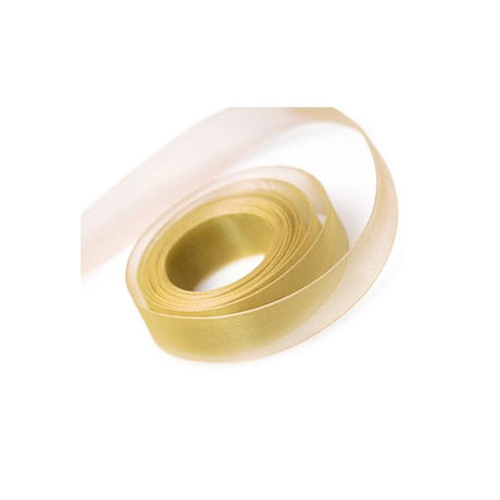 Gold - Sheer Chiffon Ribbon - 3/8" x 100 Yards