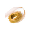 Old Gold - Sheer Chiffon Ribbon - 1/4" x 100 Yards