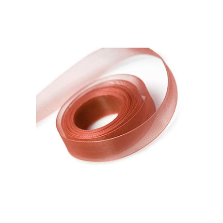 Rust - Sheer Chiffon Ribbon - 5/8" x 100 Yards