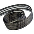 Black / Silver - Sheer Beauty Ribbon - 1" x 100 Yards