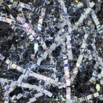 Silver Pure Metallic - Crinkle Cut Basket Shred - 10 lb Box