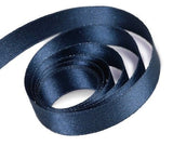 Navy - Silver Sheen Ribbon - 1-1/2" x 50 Yards