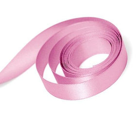 Rose Pink - Single Face Satin Ribbon - 1-1/2" x 50 Yards