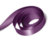 Plum - Single Face Satin Ribbon - 3/8" x 100 Yards
