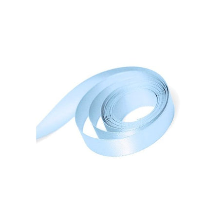 Light Blue - Single Face Satin Ribbon - 5/8" x 100 Yards