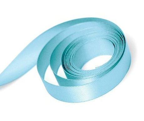 Misty Turquoise - Single Face Satin Ribbon - 3/8" x 100 Yards