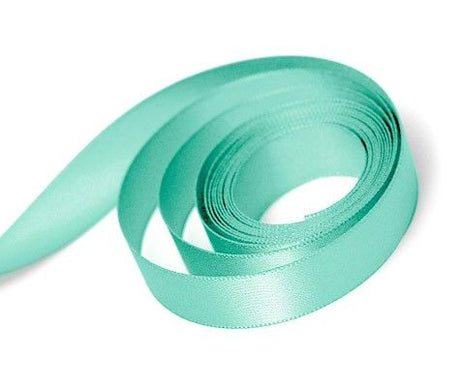 Tropical Blue - Single Face Satin Ribbon - 3/8" x 100 Yards