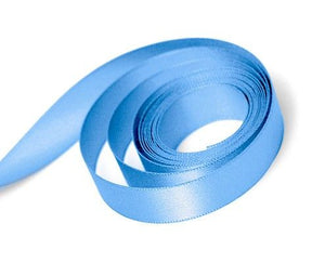 Island Blue - Single Face Satin Ribbon - 1/4" x 100 Yards