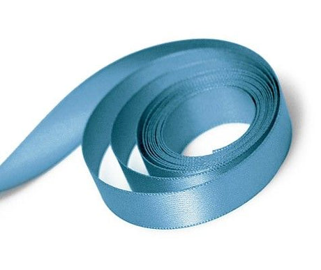 Venetian Blue - Single Face Satin Ribbon - 1/4" x 100 Yards