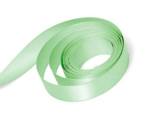 Pastel Green - Single Face Satin Ribbon - 1/2" x 100 Yards