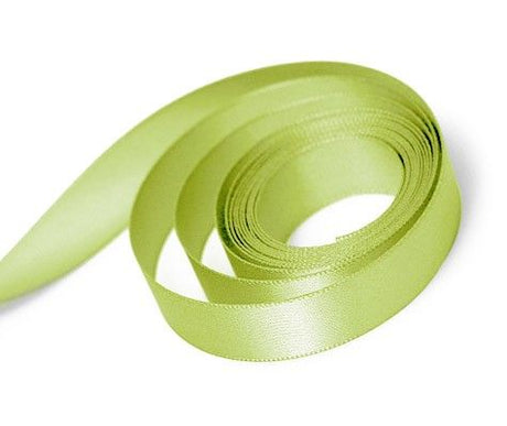 Lime Juice - Single Face Satin Ribbon - 1/4" x 100 Yards