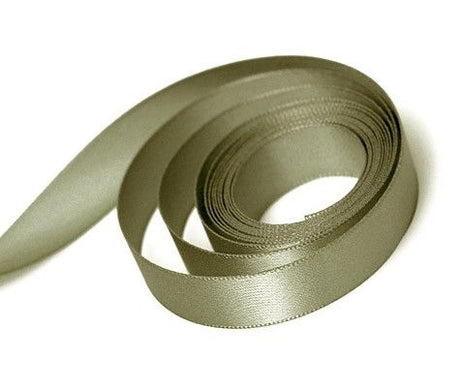 Deep Sage - Single Face Satin Ribbon - 1/4" x 100 Yards