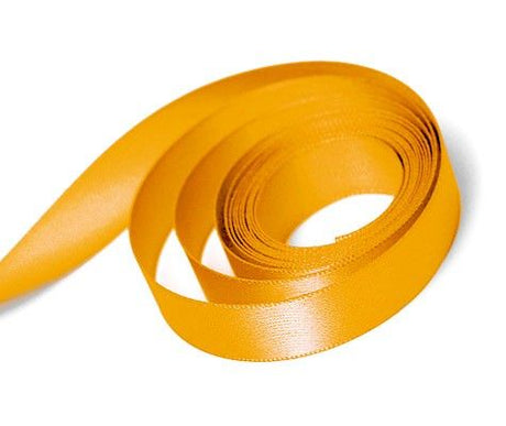 Tangerine - Single Face Satin Ribbon - 1/2" x 100 Yards