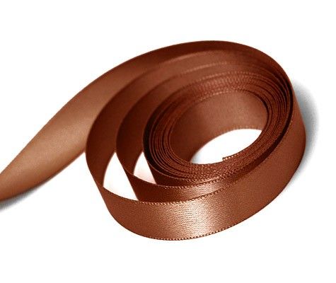 Rust - Single Face Satin Ribbon - 3/8" x 100 Yards