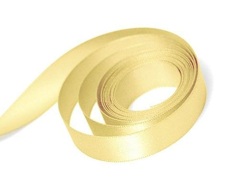 Buttermilk - Single Face Satin Ribbon - 1/4" x 100 Yards