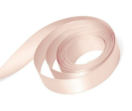 Shell Pink - Single Face Satin Ribbon - 1/2" x 100 Yards