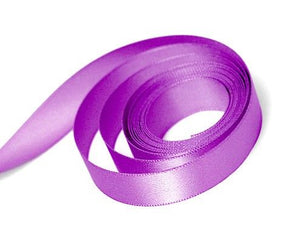 Fuchsia Fantasy - Single Face Satin Ribbon - 1/4" x 100 Yards