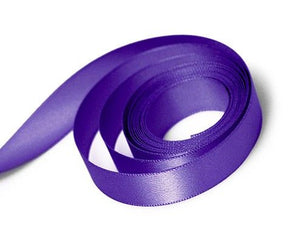 Evening Blue - Single Face Satin Ribbon - 1/4" x 100 Yards
