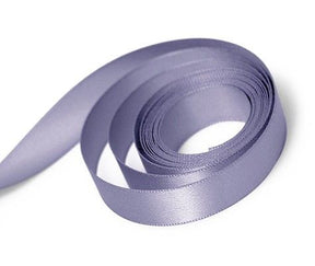 Blue Heather - Single Face Satin Ribbon - 1/4" x 100 Yards