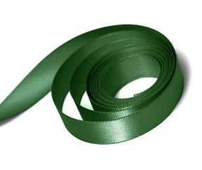 August Green - Single Face Satin Ribbon - 1/4" x 100 Yards