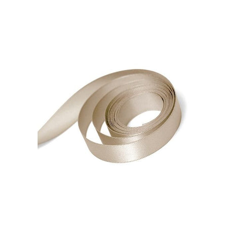 Taupe - Single Face Satin Ribbon - 5/8" x 100 Yards